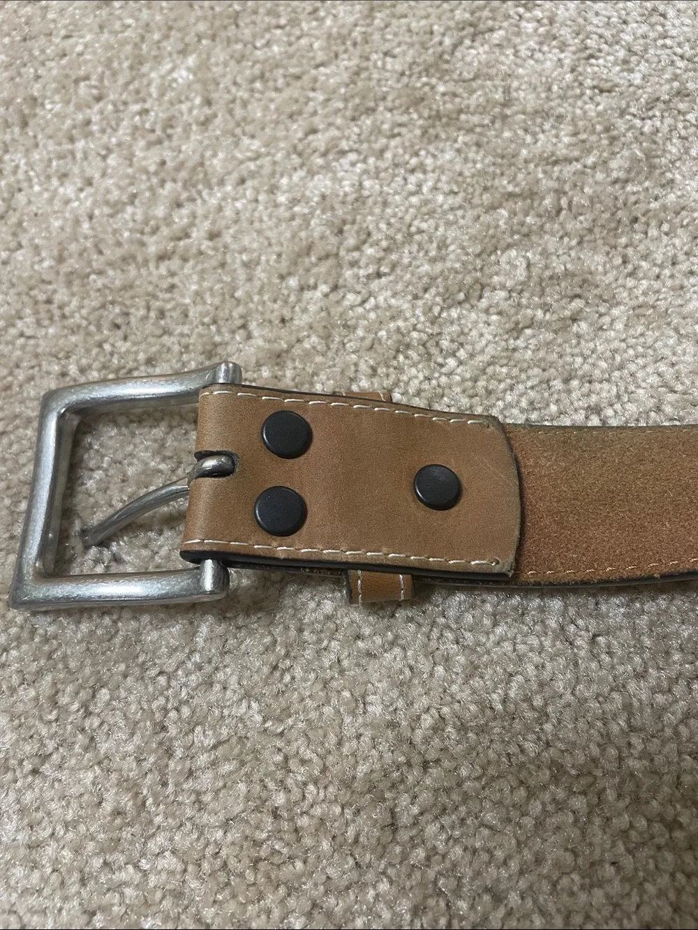 Blue Mountain Men's Leather Crazy Horse Belt - Size 42